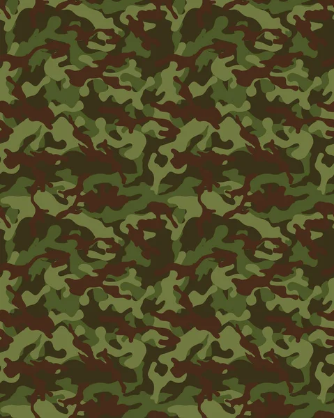 Kamouflage Mönster Sömlös Armé Tapet Militär Design Abstrakt Kamouflage Design — Stock vektor