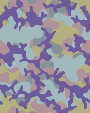 Kamuflaj deseni. Sorunsuz