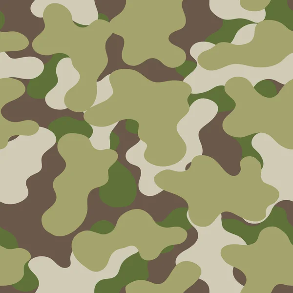 Padrão Camuflagem Elegante Impressão Verde Militar Ilustração Perfeita —  Vetores de Stock
