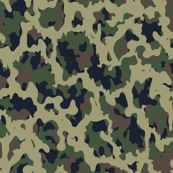 Padrão Camuflagem Elegante Impressão Militar Ilustração Seamless —  Vetores de Stock