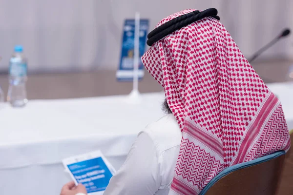 Business Conference and Presentation, Arabic businessman represen — стоковое фото