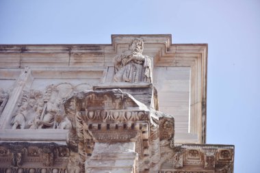 Roma, İtalya - Haziran 2019 - Roma'da Kolezyum. Kolezyum m