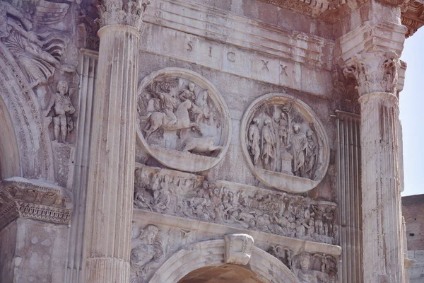 Rome, Italy - June 2019 -  Colosseum in Rome. Colosseum is the m