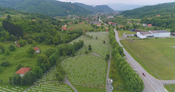 Srebrenica Bosnia Herzegovina June 2020 Srebrenica Potocari Memorial Cemetery Victims — Stock Photo, Image