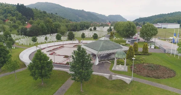 Srebrenica Bosnia Herzegovina June 2020 Srebrenica Potocari Memorial Cemetery Victims — Stock Photo, Image