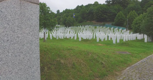 Srebrenica Bosnia Herzegovina June 2020 Srebrenica Potocari Memorial Cemetery Victims — Stock Photo, Image