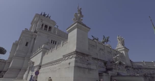 Roma Itália Junho 2019 Ruas Centro Histórico Roma Com População — Vídeo de Stock