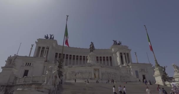 Roma Italia Junio 2019 Calles Del Centro Histórico Roma Con — Vídeos de Stock