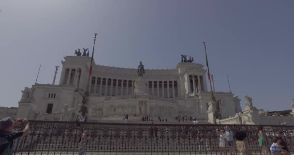 Roma Italia Junio 2019 Calles Del Centro Histórico Roma Con — Vídeos de Stock