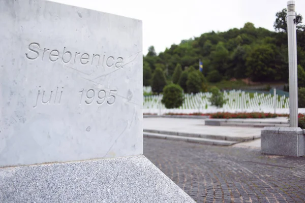 Srebrenica Potocari Bosnia Herzegovina June 2020 Srebrenica Potocari Memorial Cemetery — Stock Photo, Image