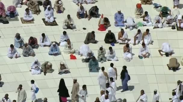 Mecca Saudi Arabia Sierpień 2019 Pielgrzymi Całym Świecie Wykonują Tawaf — Wideo stockowe