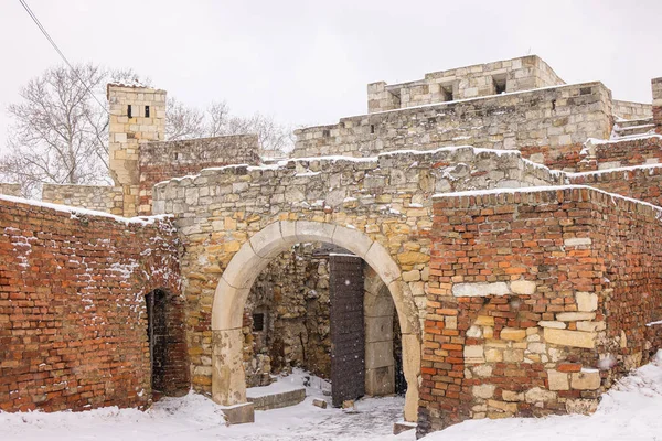 Fortezza Belgrado Sotto Neve — Foto Stock