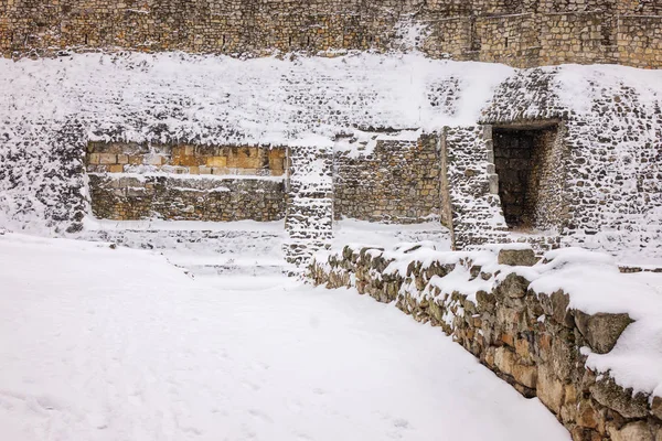 Belgrad Festung Unter Dem Schnee — Stockfoto