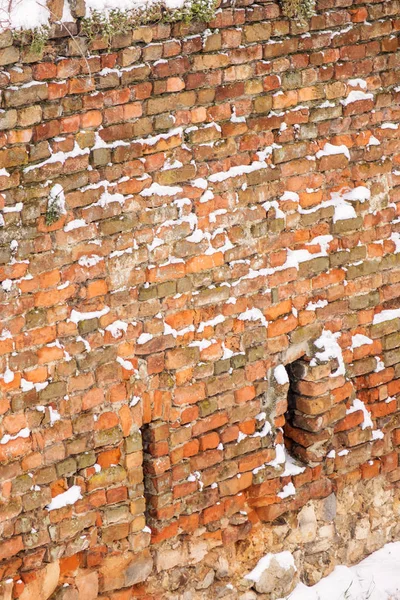 Belgrade Festung Unter Dem Schnee Beachten Sie Flache Schärfentiefe — Stockfoto