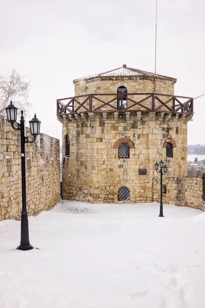 Belgrad Festung Unter Dem Schnee — Stockfoto