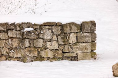 Belgrad Kalesi kar, Not alan sığ derinliği altında çeşitli bölümlerine bakın