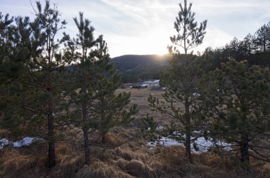 Doğa karda geri kalanı