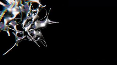 Sharp Chrometype gelecekteki y2k döngüsü tasarım elementinin tasarımı