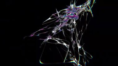 Y2K krom tipli gelecekçi y2k döngülü tasarım elemanının tasarımı