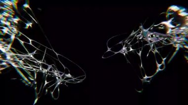 Heykelin krom tipi gelecekçi y2k döngüsü tasarımı Arkaplan