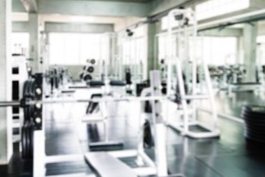 Arka plan için fitness salonuna, bulanık