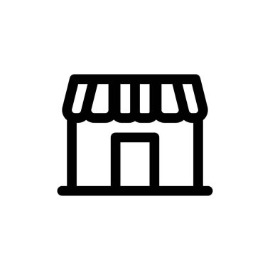 alışveriş simgesi vektör illüstrasyonu