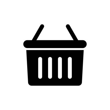 alışveriş simgesi vektör illüstrasyonu