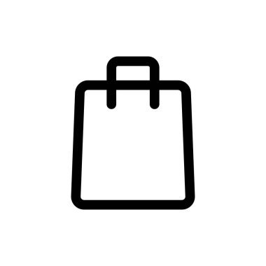 alışveriş simgesi vektör illüstrasyonu