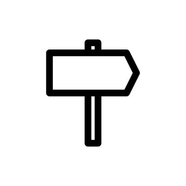 yön ikonu vektör illüstrasyonu