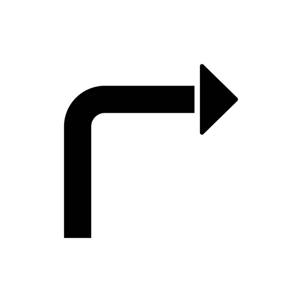 Richtung Symbol Vektor Illustration — Stockvektor