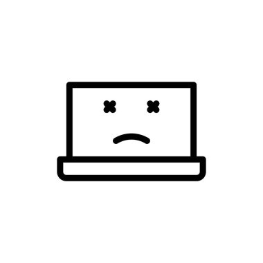 Hata simgesi vektör illüstrasyonu