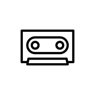 Müzik simgesi vektör illüstrasyonu