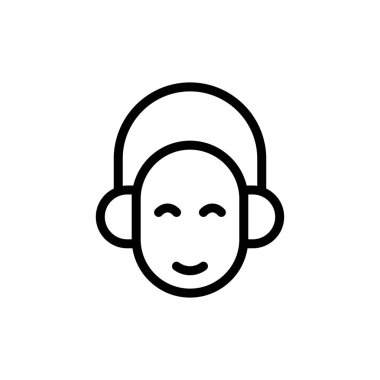 Müzik simgesi vektör illüstrasyonu