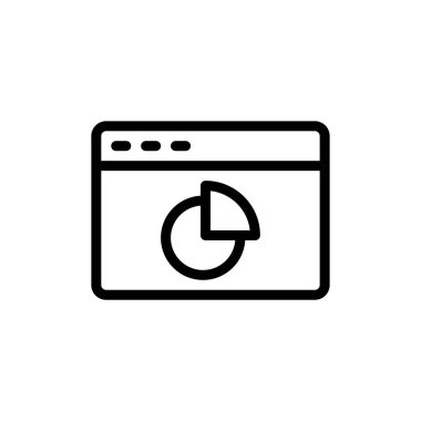 rapor simgesi vektör illüstrasyonu