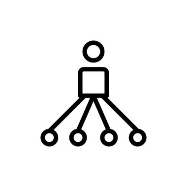 bağlantı simgesi vektör illüstrasyonu