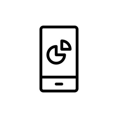 grafik ikonu vektör illüstrasyonu