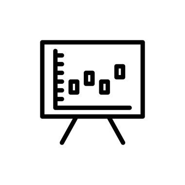 grafik ikonu vektör illüstrasyonu