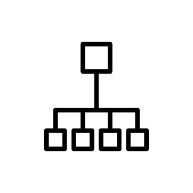 yönetim simgesi vektör illüstrasyonu