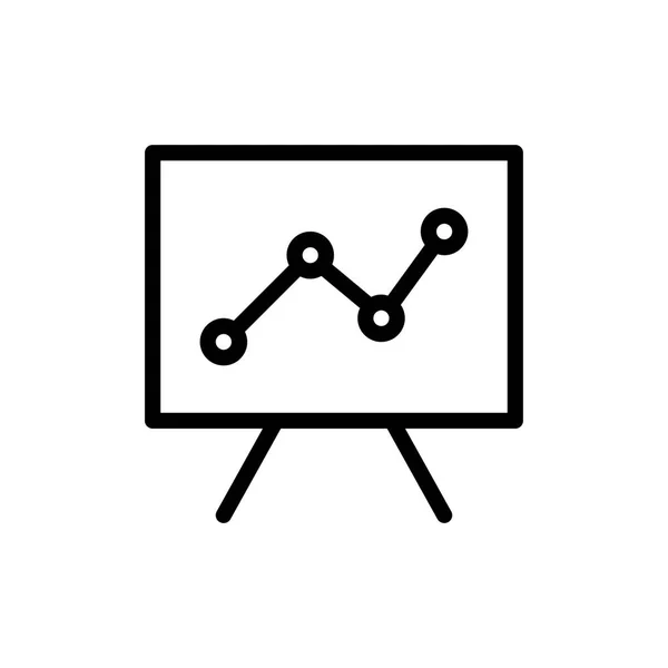 Grafik Ikonu Vektör Illüstrasyonu — Stok Vektör