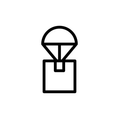 lojistik ikon vektör illüstrasyonu