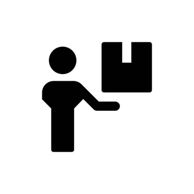 lojistik ikon vektör illüstrasyonu