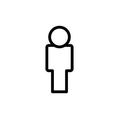 man simgesi vektör illüstrasyonu