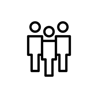 Takım çalışması simgesi vektör illüstrasyonu