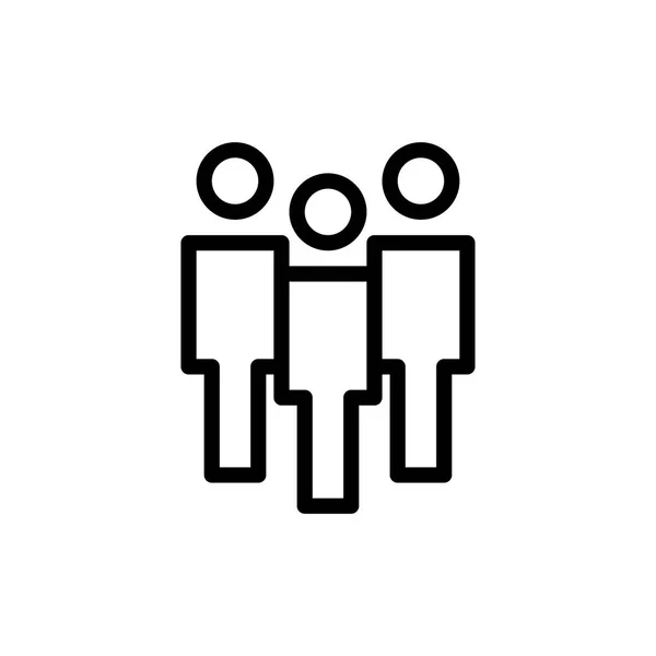 Teamwork Pictogram Vector Illustratie — Stockvector