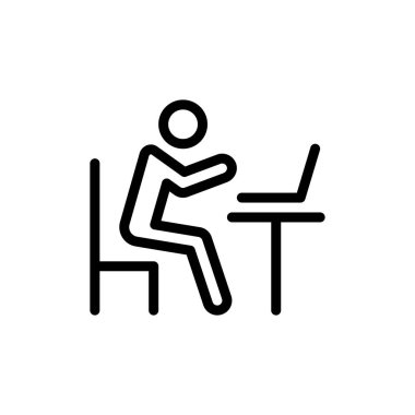 öğrenci simgesi vektör illüstrasyonu