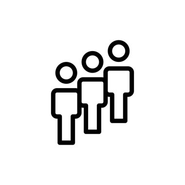 insanlar simge vektör illüstrasyonu