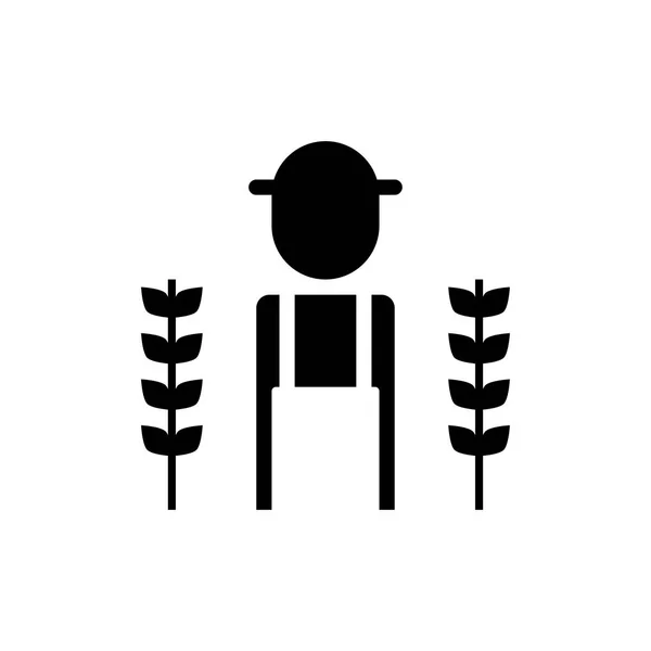 Mezőgazdasági Termelő Ikon Vektor Illusztráció — Stock Vector