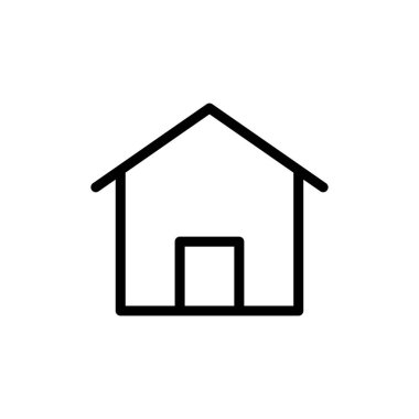 Ev simgesi vektör illüstrasyonu