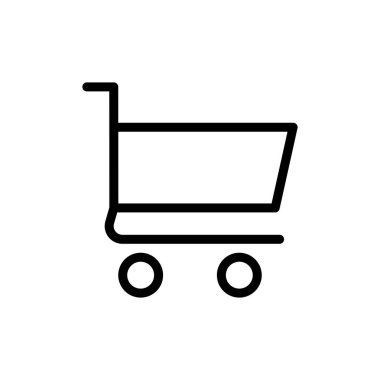 Alışveriş Aracı Simgesi Vektörü