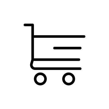 Alışveriş Aracı Simgesi Vektörü